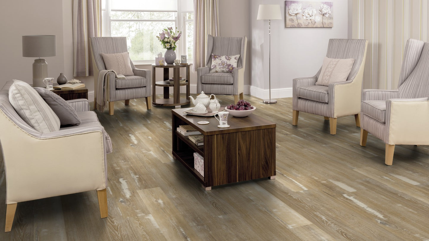 Karndean Rigid Core Blond Oak 7"x48"x4.5mm Vinyl Flooring