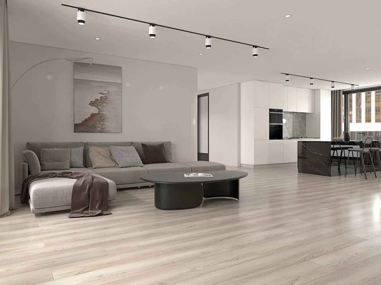 Floor Tek Bristol Apollo 7.5"x48"x12mm Laminate Flooring