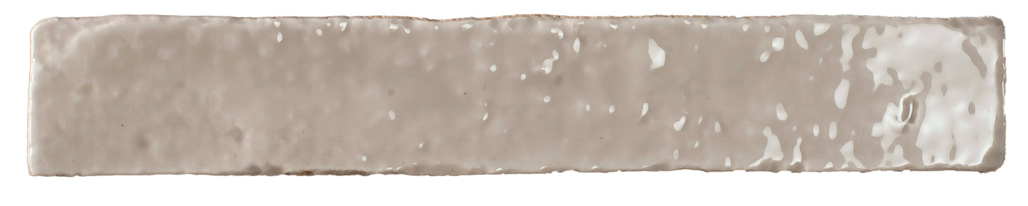 Brutalist Stone 2x10 Glossy Ceramic Subway Tile Backsplash