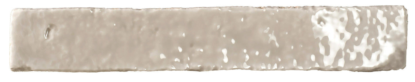 Brutalist Stone 2x10 Glossy Ceramic Subway Tile Backsplash