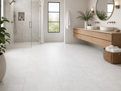 Cluny White 24"x48" Matte Porcelain Tile