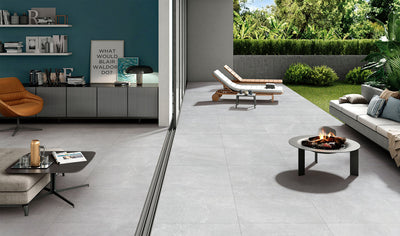 Creative Light Grey 24"x24" Porcelain Pavers – 2cm Matte Outdoor Deck Tiles