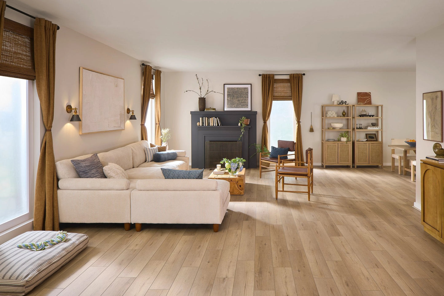 Coretec Enhanced Calypso Oak 7"x48" Luxury Vinyl Flooring