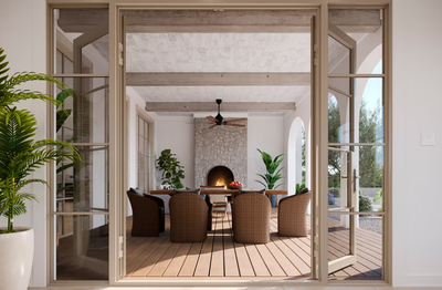 Trex Lineage Carmel 1"x6"x16 ft. Groove Edge Decking Board