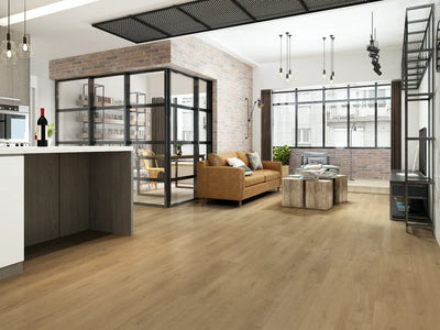 Biyork Hydrogen-5 Cashmere 7"x48"x5mm Vinyl Flooring