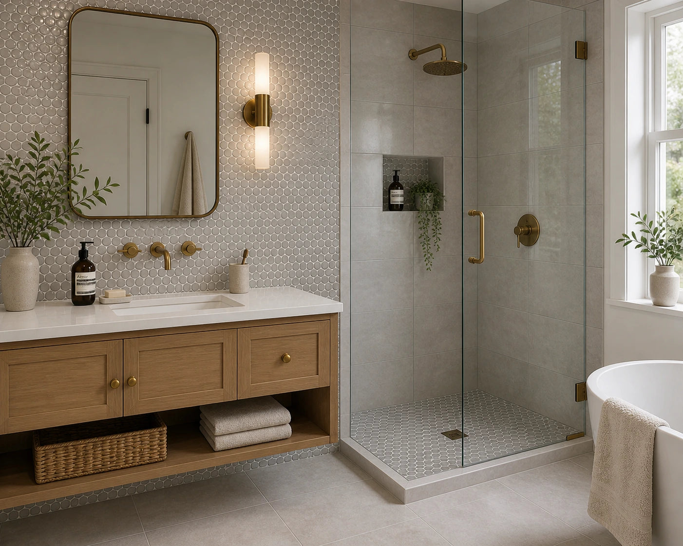 Grey Mosaic Tile