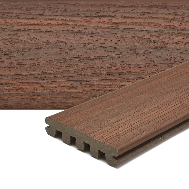 Trex Cinnamon Cove 1"x6"x20 ft. Groove Edge Decking Board