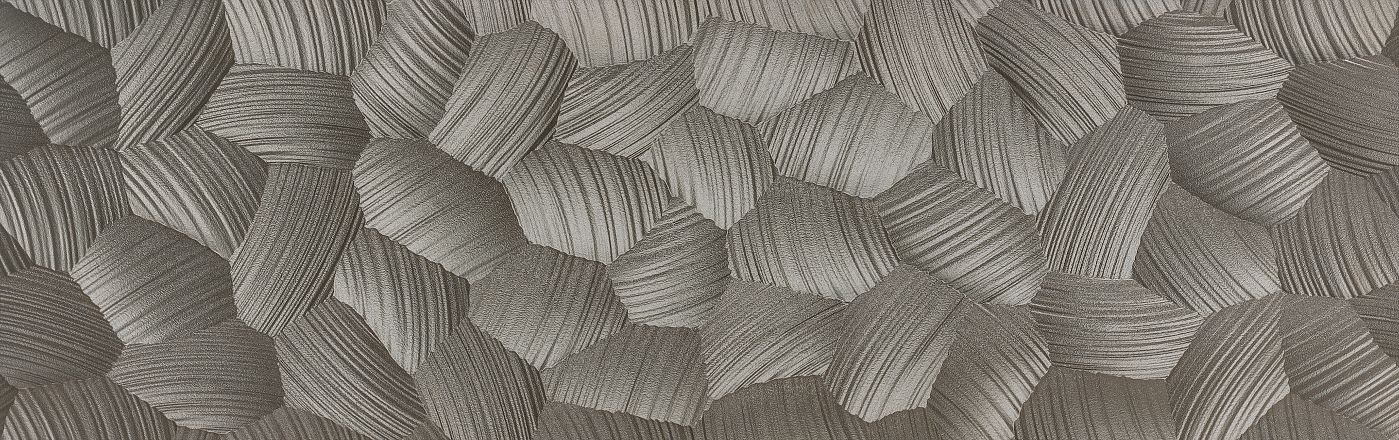 Circle Acero 12x40 Matte Finish Decorative Ceramic Wall Tile