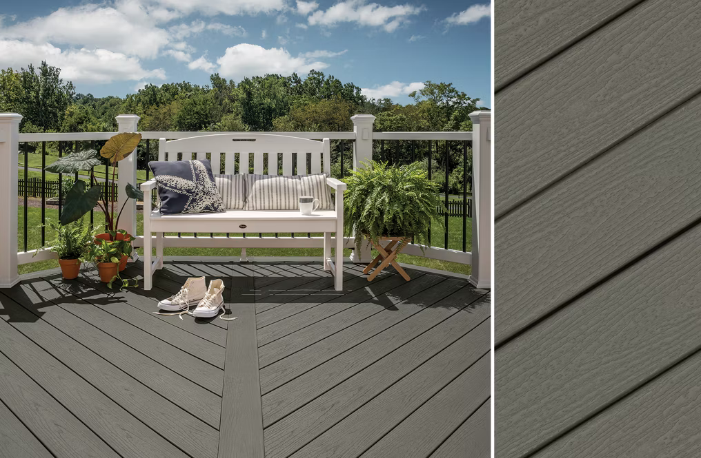 Trex Enhance Clam Shell 1"x6"x12 ft. Groove Edge Decking Board