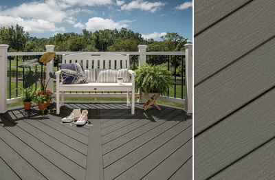 Trex Enhance Clam Shell 1"x6"x12 ft. Groove Edge Decking Board