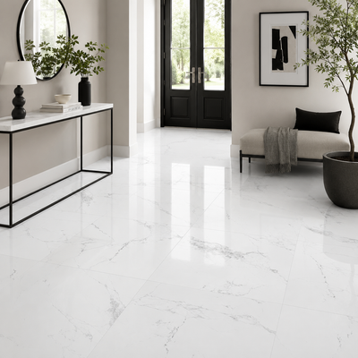 Classic Venato 24x48 Polished Marble Look Porcelain Tile