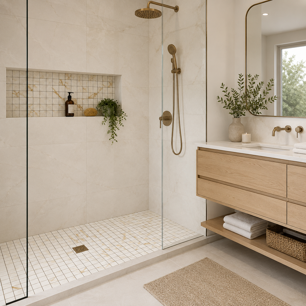 Cuarzo Idaho Mosaic 2x2 Matte Finish Porcelain Tile