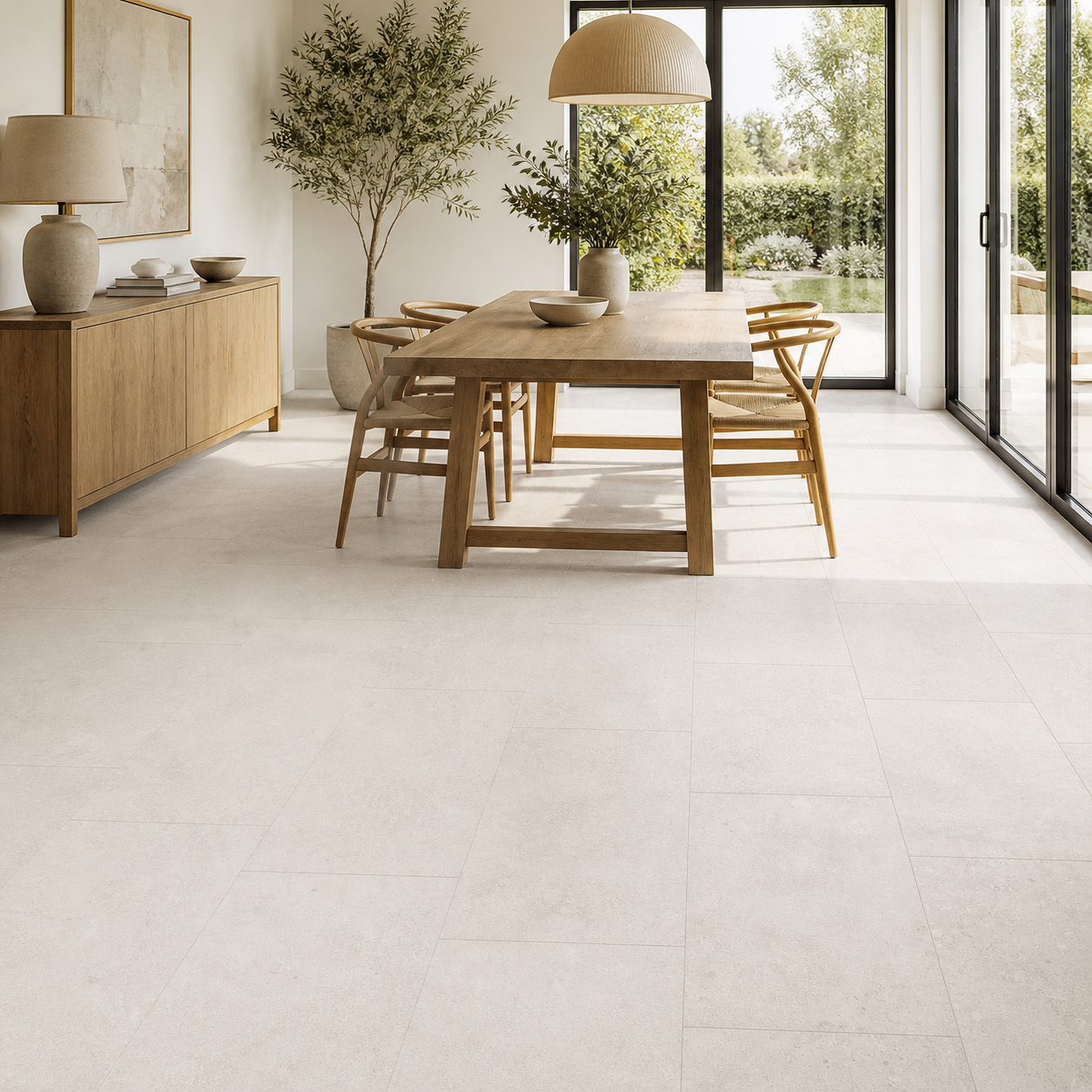 Daniel Blanc 12x24 Matte Finish Porcelain Terrazzo Tile