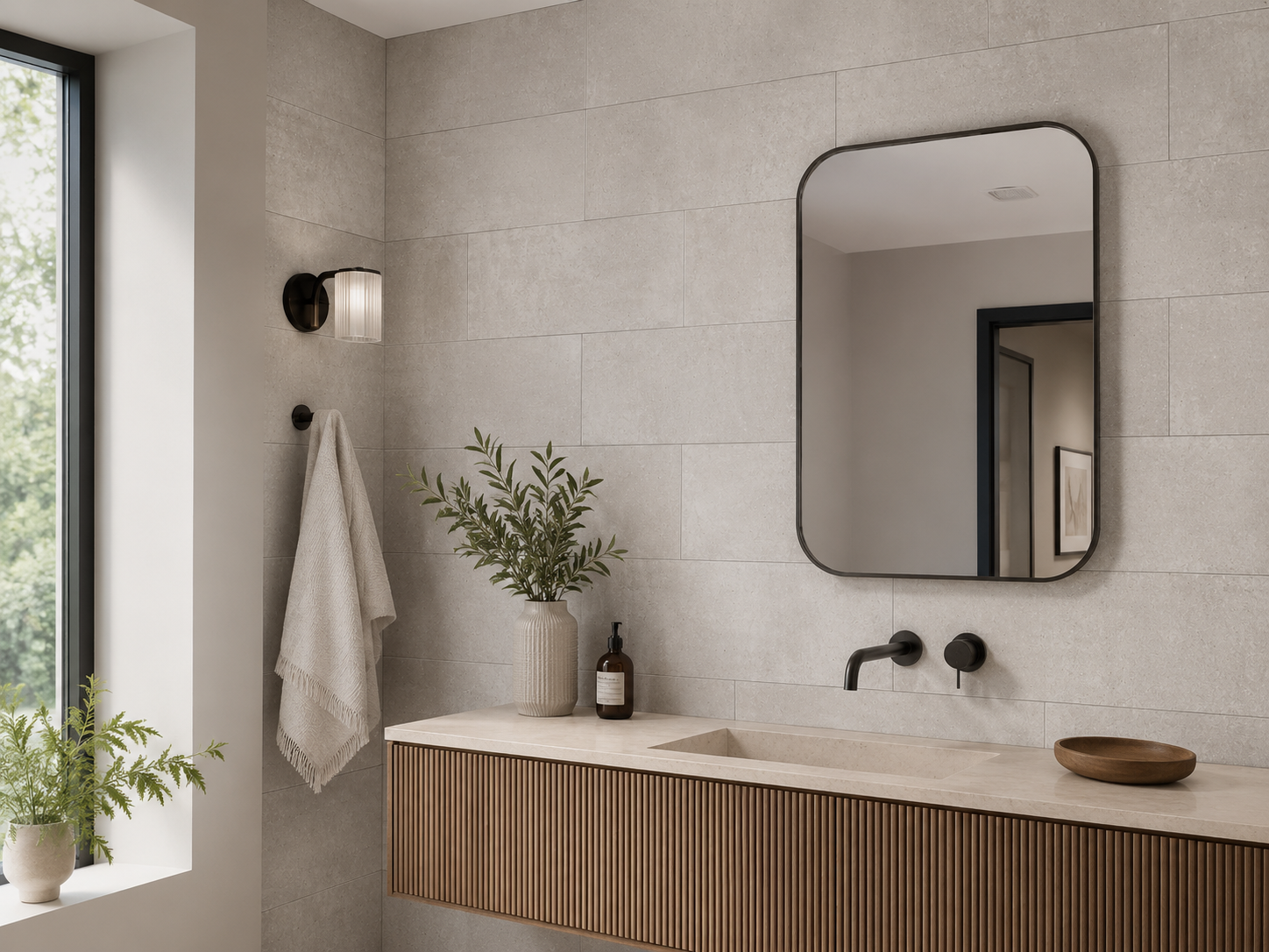 Daniel Greige 12x24 Matte Finish Porcelain Terrazzo Tile