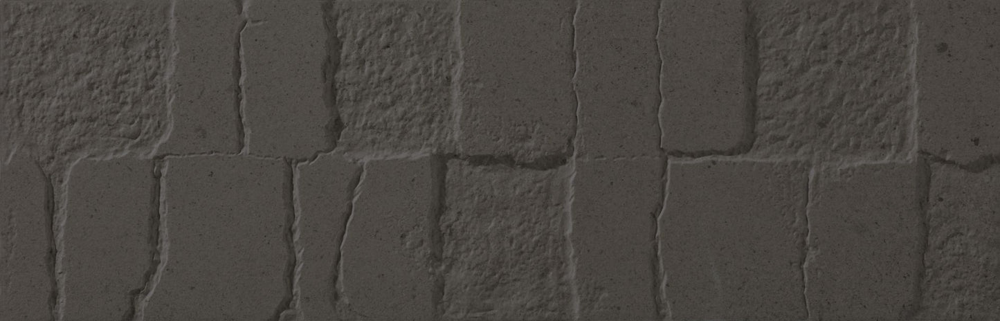 Edra Graphite 6x20 Matte Finish Porcelain Brick Tile