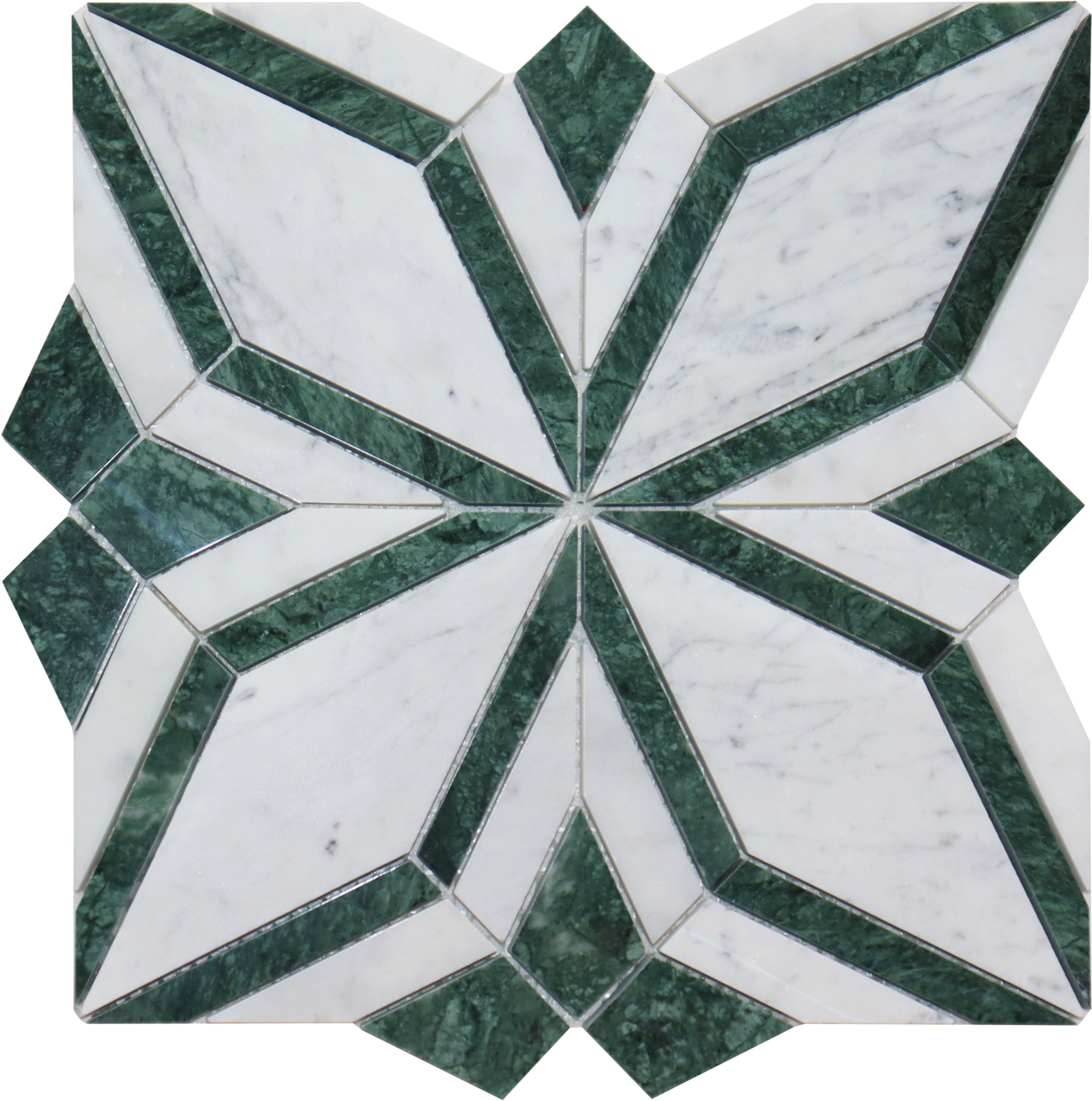 Floral Cararra/Verde 12