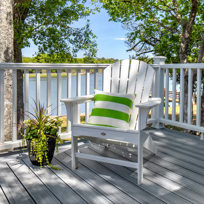 Trex Enhance Foggy Wharf 1"x6"x20 ft. Groove Edge Decking Board
