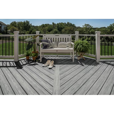 Trex Enhance Foggy Wharf 1"x6"x16 ft. Groove Edge Decking Board