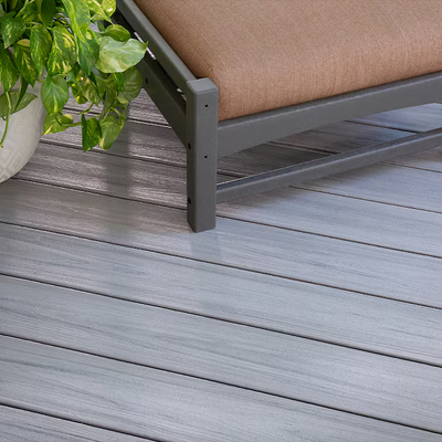 Trex Enhance Foggy Wharf 1"x6"x16 ft. Groove Edge Decking Board