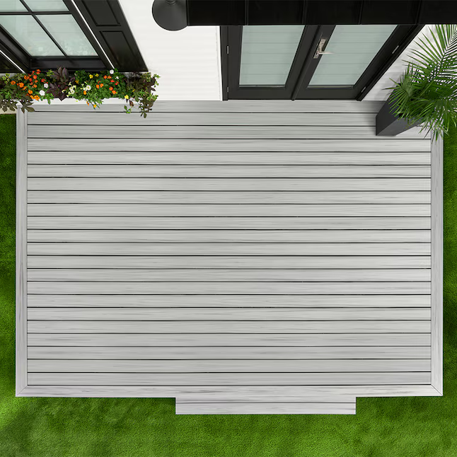 Trex Enhance Foggy Wharf 1"x6"x16 ft. Groove Edge Decking Board