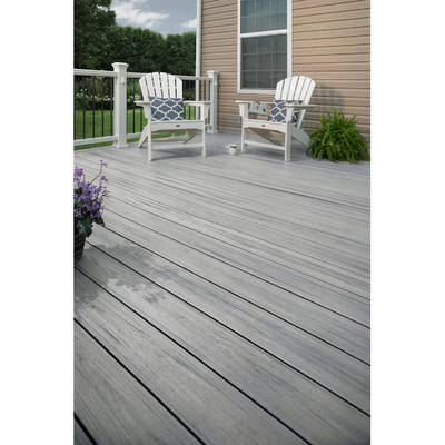 Trex Enhance Foggy Wharf 1"x6"x16 ft. Groove Edge Decking Board