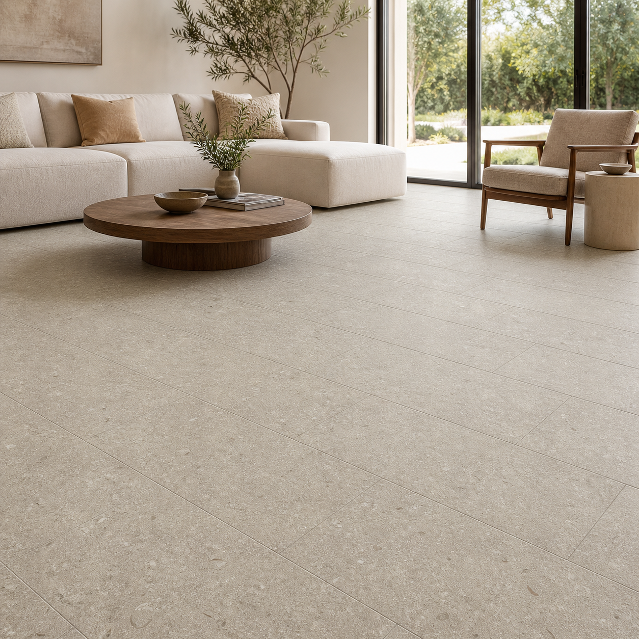 Fosil Gris 12x24 Matte Finish Porcelain Tile