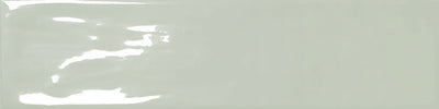 Wavy 2 Green 3x12 Glossy Ceramic Subway Tile for Backsplash/Wall