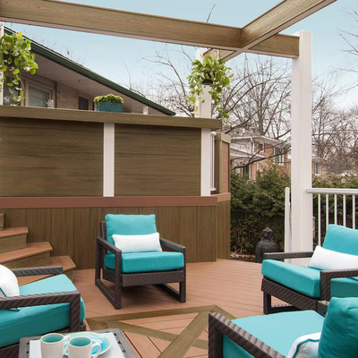 Trex Transcend Havana Gold 1"x8"x12 ft. Fascia