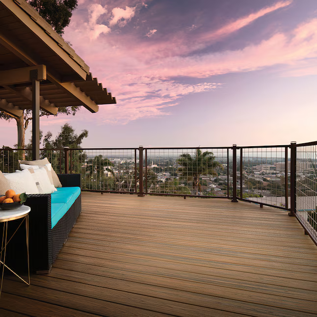 Trex Havana Gold 1"x6"x16 ft. Groove Edge Decking Board