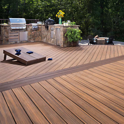 Trex Havana Gold 1"x6"x20 ft. Groove Edge Decking Board