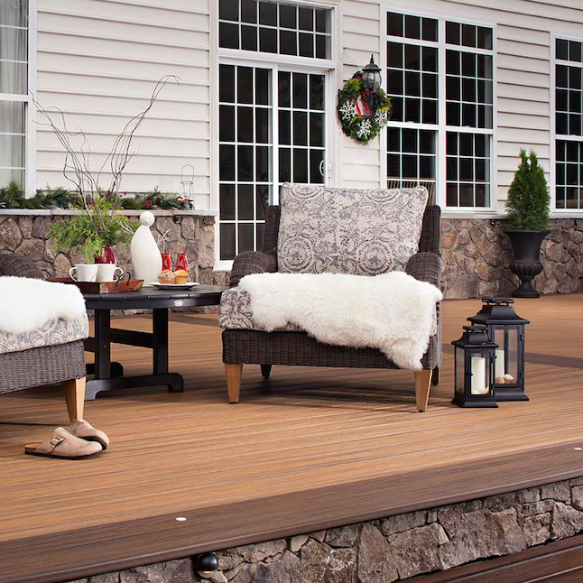 Trex Havana Gold 1"x6"x16 ft. Groove Edge Decking Board