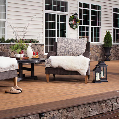 Trex Havana Gold 1"x6"x16 ft. Groove Edge Decking Board
