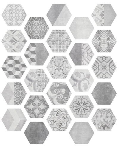 Hex Nuuk 9x10 Matte Finish Porcelain Tile