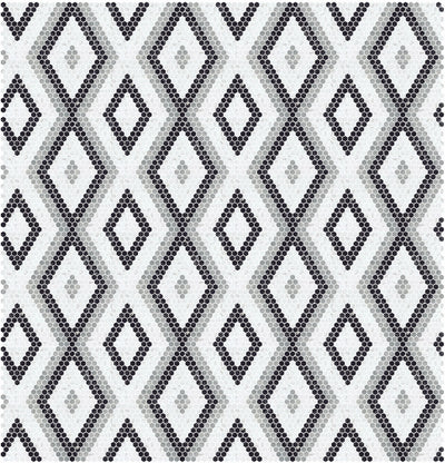 Hex Pattern 11 Matte Finsih Mosaic