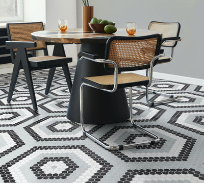 Hex Pattern 23 Matte Finish Mosaic