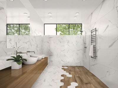 Hex Soul 9x10 Matte Finish Porcelain Tile
