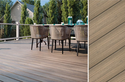 Trex Enhance Honey Grove 1"x6"x12 ft. Groove Edge Decking Board