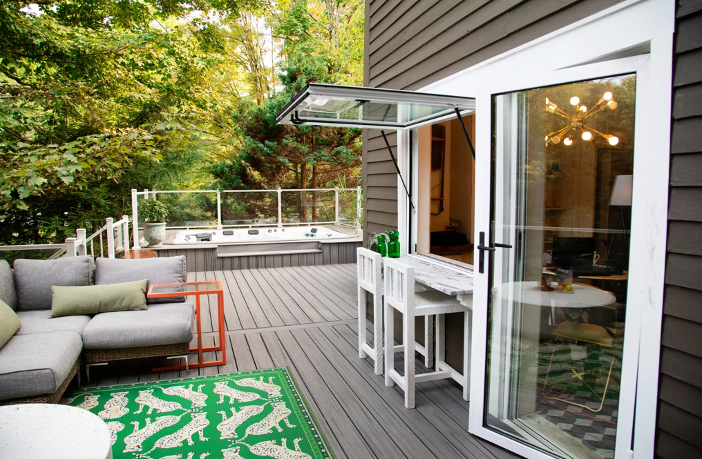 Trex Island Mist 1"x6"x12 ft. Groove Edge Decking Board