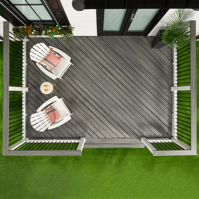 Trex Island Mist 1"x6"x20 ft. Square Edge Decking Board