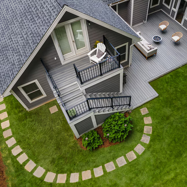 Trex Island Mist 2"x4"x16 ft. Square Edge Decking Board