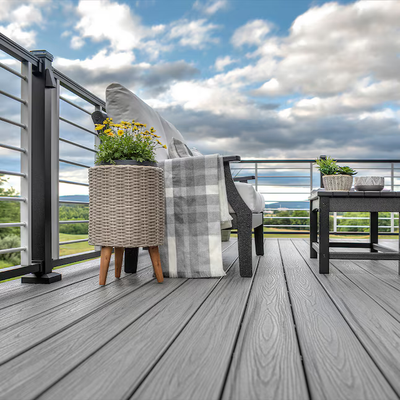 Trex Island Mist 1"x6"x20 ft. Square Edge Decking Board