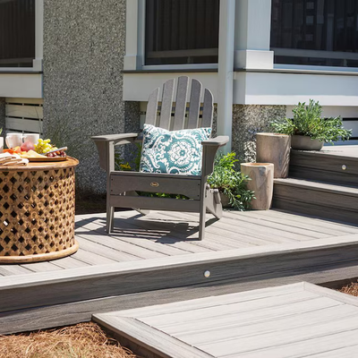 Trex Island Mist 1"x6"x20 ft. Square Edge Decking Board
