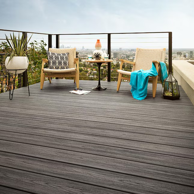 Trex Island Mist 1"x6"x20 ft. Square Edge Decking Board