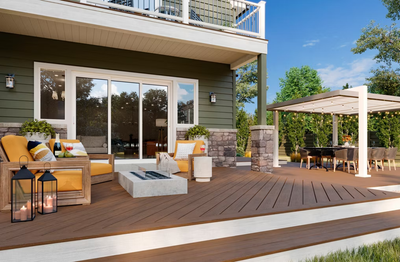 Trex Lineage Jasper 1"x6"x20 ft. Groove Edge Decking Board