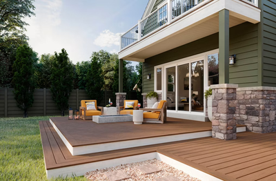 Trex Lineage Jasper 1"x6"x20 ft. Square Edge Decking Board