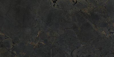 Black 24x48 polished porcelain tile with white veining