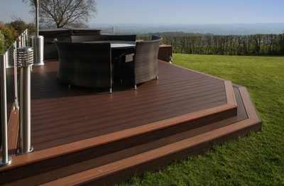 Trex Lava Rock 1"x6"x20 ft. Groove Edge Decking Board