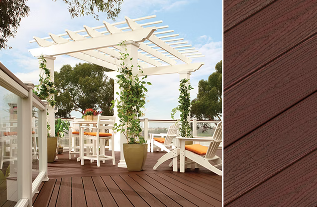 Trex Lava Rock 1"x6"x16 ft. Groove Edge Decking Board