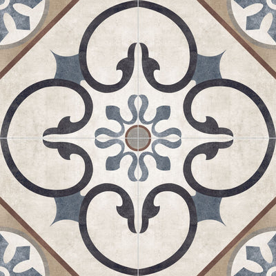 London Soho 8x8 Matte Finish Porcelain Patterned Tile