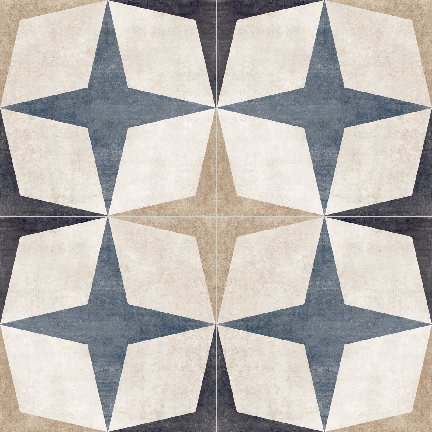 Mayfair 8x8 Matte Finish Porcelain Patterned Tile